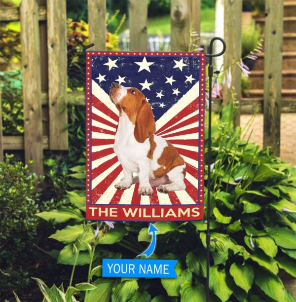Basset Hound Custom Flag – Garden Dog Flag – Dog Flag For House