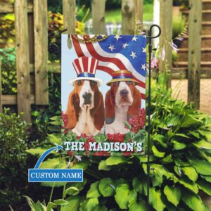 Basset Hound Personalized Flag Garden Dog Flag Dog Flag For House 3