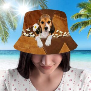Beagle Bucket Hat Hats To Walk With Your Beloved Dog A Gift For Dog Lovers 2 ycbccv