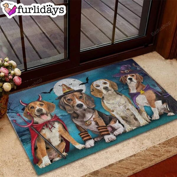 Beagle Costume Party Halloween Doormat – Xmas Welcome Mats – Gift For Dog Lovers