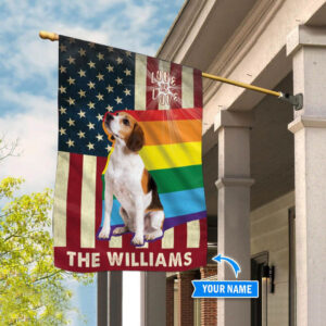Beagle Lgbt Personalized Flag Garden Dog Flag Dog Flag For House 2