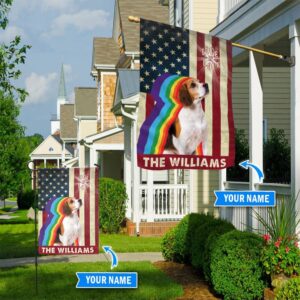Beagle Lgbt Personalized House Flag –…