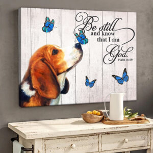 Beagle Matte Canvas – Dog Wall…