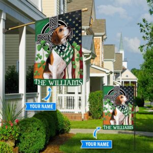 Beagle Personalized Flag Custom Dog Flags Dog Lovers Gifts for Him or Her 1