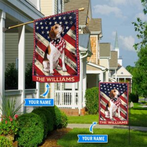 Beagle Personalized Flag – Garden Dog…
