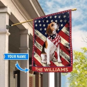 Beagle Personalized Flag Garden Dog Flag Dog Flag For House 2