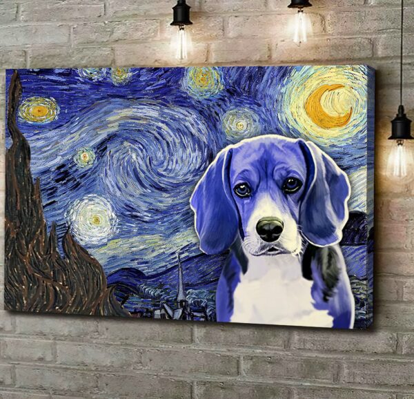 Beagle Poster & Matte Canvas – Dog Wall Art Prints – Painting On Canvas
