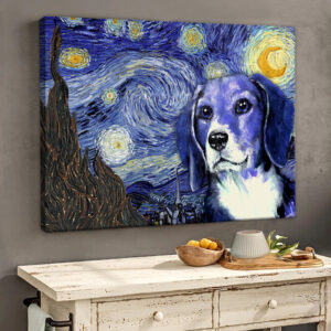 Beaglier Poster Matte Canvas Dog Wall Art Prints Painting On Canvas 2