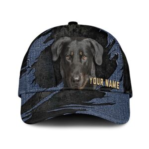 Beauceron Jean Background Custom Name Cap Classic Baseball Cap All Over Print Gift For Dog Lovers 1 kihogt