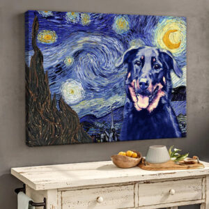Beauceron Poster Matte Canvas Dog Wall Art Prints Painting On Canvas 2