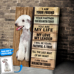 Bedlington Terrier Personalized Poster Canvas Dog Canvas Wall Art Dog Lovers Gifts For Him Or Her 2