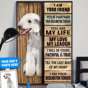 Bedlington Terrier Personalized Poster Canvas Dog Canvas Wall Art Dog Lovers Gifts For Him Or Her 3