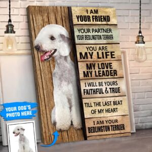 Bedlington Terrier Personalized Poster Canvas Dog Canvas Wall Art Dog Lovers Gifts For Him Or Her 4