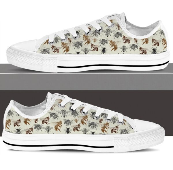 Bee Low Top Shoes – Sneaker For Pet Walking – Lowtop Casual Shoes Gift For Adults