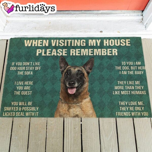 Belgian Shepherds House Rules Doormat’s Rules Doormat – Funny Doormat – Gift For Dog Lovers