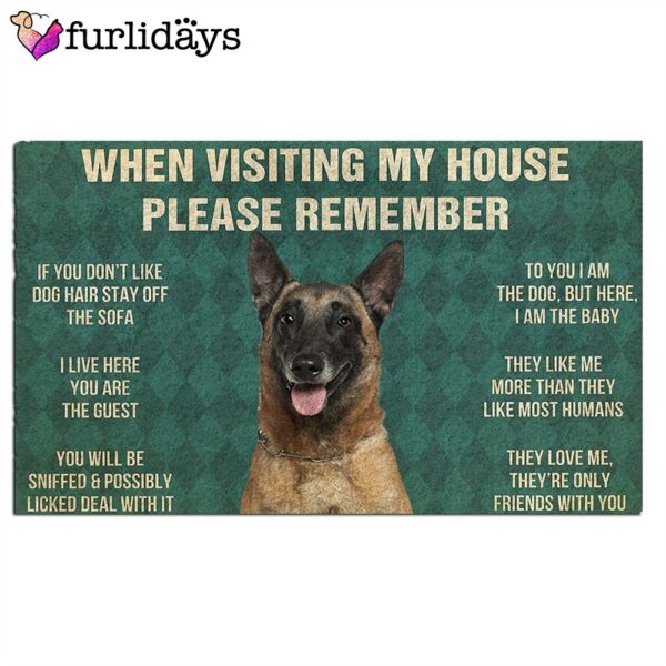 Belgian Shepherds House Rules Doormat’s Rules Doormat – Funny Doormat – Gift For Dog Lovers