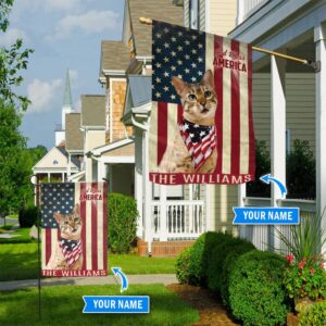 Bengal Cat God Bless America Personalized…