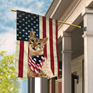 Bengal Cat House Flag – Dog…