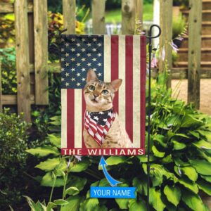 Bengal Cat Personalized Garden Flag –…