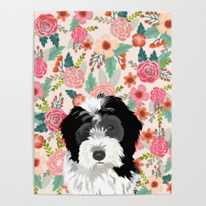 Bernedoodle Poster Matte Canvas Dog Canvas Art Poster To Print Gift For Dog Lovers 1