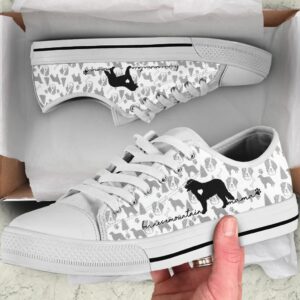 Bernese Mountain Dog Low Top Shoes Sneaker For Dog Walking Dog Lovers Gifts for Him or Her 1