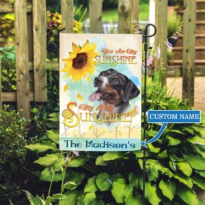 Bernese Mountain Dog Sunflower Personalized Garden…