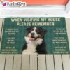 Bernese Mountain’s Rules Doormat – Funny Doormat – Dog Memorial Gift