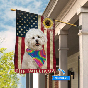 Bichon Fris C3 A9 Hippie Personalized Flag Garden Dog Flag Dog Flag For House 3