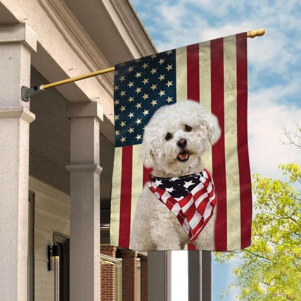 Bichon Frisé House Flag – Dog Flags Outdoor – Dog Lovers Gifts for Him or Her