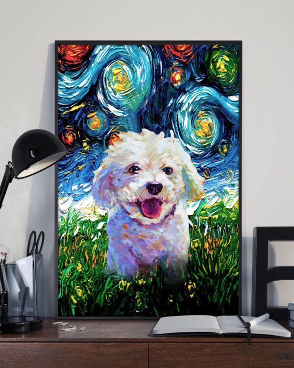 Bichon Frisé Poster & Matte Canvas – Dog Canvas Art – Poster To Print – Gift For Dog Lovers