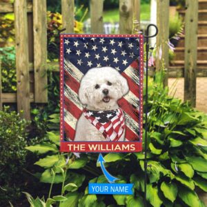 Bichon Frise CC 81 Personalized Garden Flag Garden Dog Flag Dog Flag For House 3