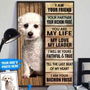 Bichon Frise CC 81 Personalized Poster Canvas Dog Canvas Wall Art Dog Lovers Gifts For Him Or Her 3