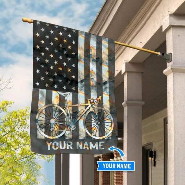 Bicycle Personalized Garden Flag – Garden Flags Outdoor – Outdoor Decoration