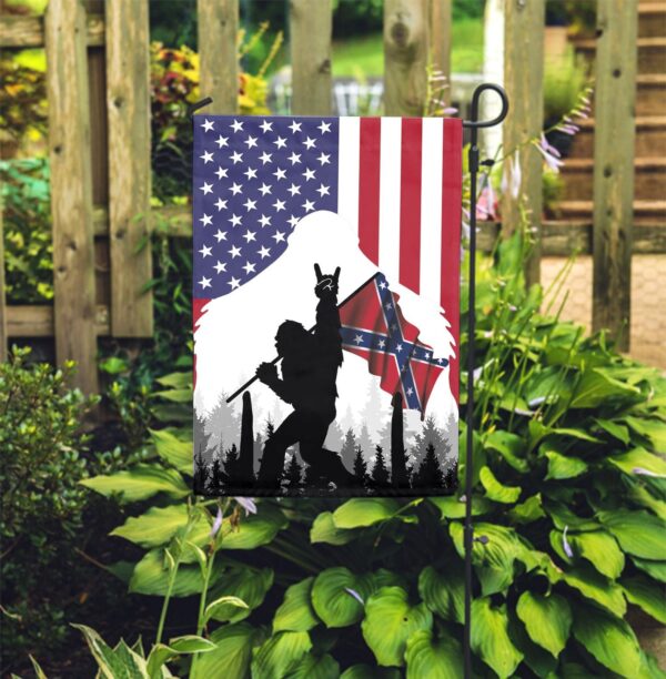 Bigfoot Garden Flag – Flags For The Garden – Backyard Outdoor Flag