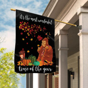 Bigfoot It Is The Most Time Of The Year Flag Flags For The Garden Backyard Outdoor Flag 3