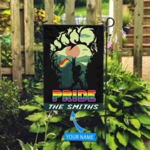 Bigfoot Lgbt Pride Personalized Flag Garden Flags Outdoor Outdoor Decoration 3