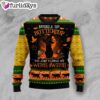 Black Cat Buttercup Halloween Sweater – Xmas Gifts For Dog Lovers – Gift For Christmas