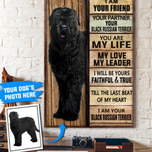 Black Russian Terrier Personalized Poster &…