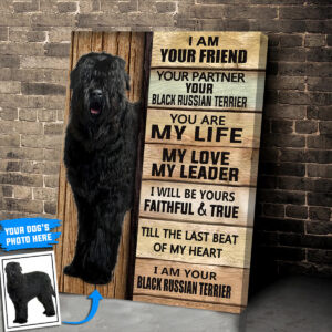 Black Russian Terrier Personalized Poster Canvas Dog Canvas Wall Art Dog Lovers Gifts For Him Or Her 4