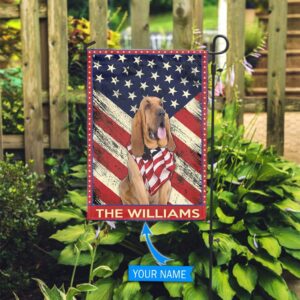 Bloodhound Personalized Flag Garden Dog Flag Dog Flag For House 3