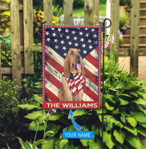 Bloodhound Personalized Flag – Garden Dog Flag – Dog Flag For House