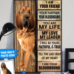 Bloodhound Personalized Poster & Canvas –…