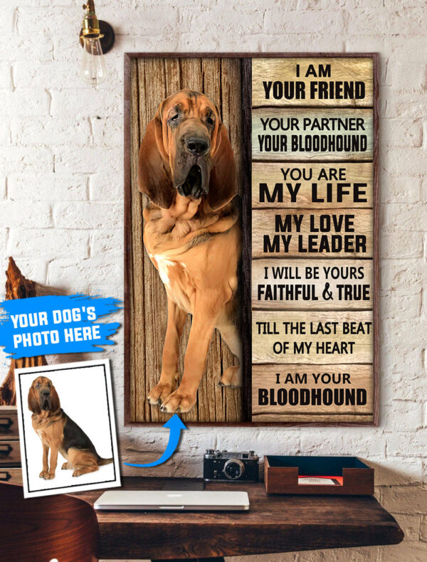 Bloodhound Personalized Poster & Canvas – Dog Canvas Wall Art – Dog Lovers Gifts For Him Or Her