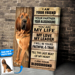 Bloodhound Personalized Poster Canvas Dog Canvas Wall Art Dog Lovers Gifts For Him Or Her 4