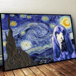 Bloodhound Poster & Matte Canvas –…