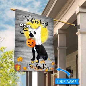 Boo Black Chihuahua Trick Or Treat Personalized Flag Garden Dog Flag Dog Flag For House 2