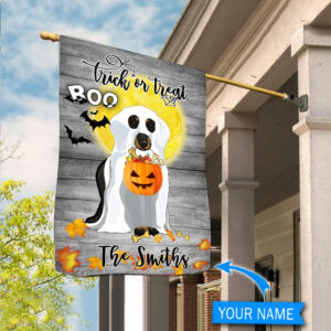 Boo Dachshund Trick Or Treat Personalized Flag Garden Dog Flag Dog Flag For House 2