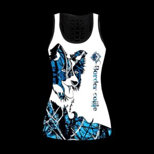 Border Collie Blue Tattoos Hollow Tanktop Legging Set Outfit Casual Workout Sets Dog Lovers Gifts For Him Or Her 2 t3jdnc