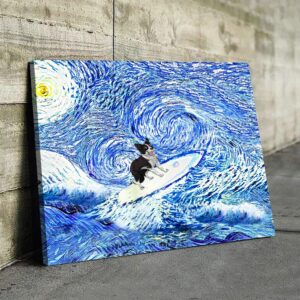Border Collie Matte Canvas – Dog…
