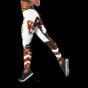 Border Collie Orange Tattoos Hollow Tanktop Legging Set Outfit Casual Workout Sets Dog Lovers Gifts For Him Or Her 3 m7qziz